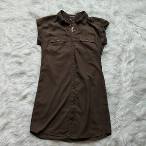 Express Army Green Utility Dress , SIZE SMALL